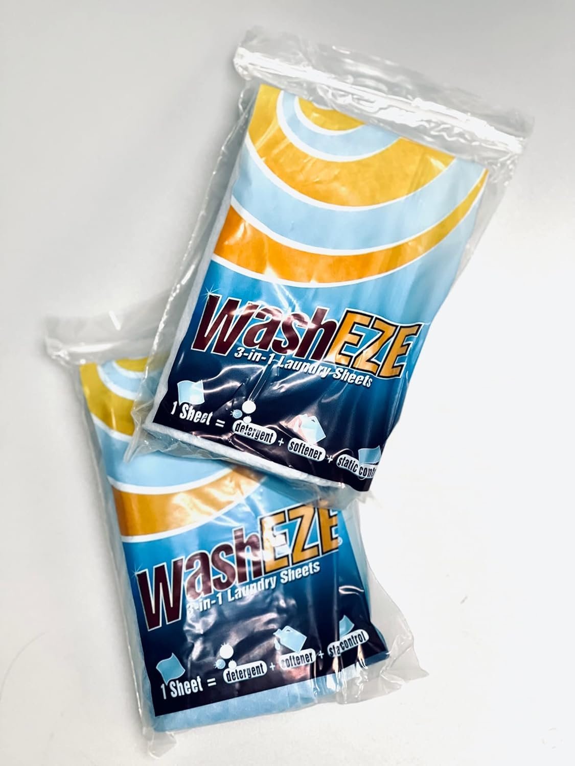 Travel laundry detergent packets