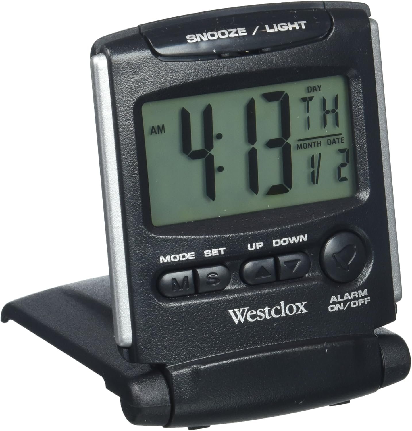 Travel alarm clock