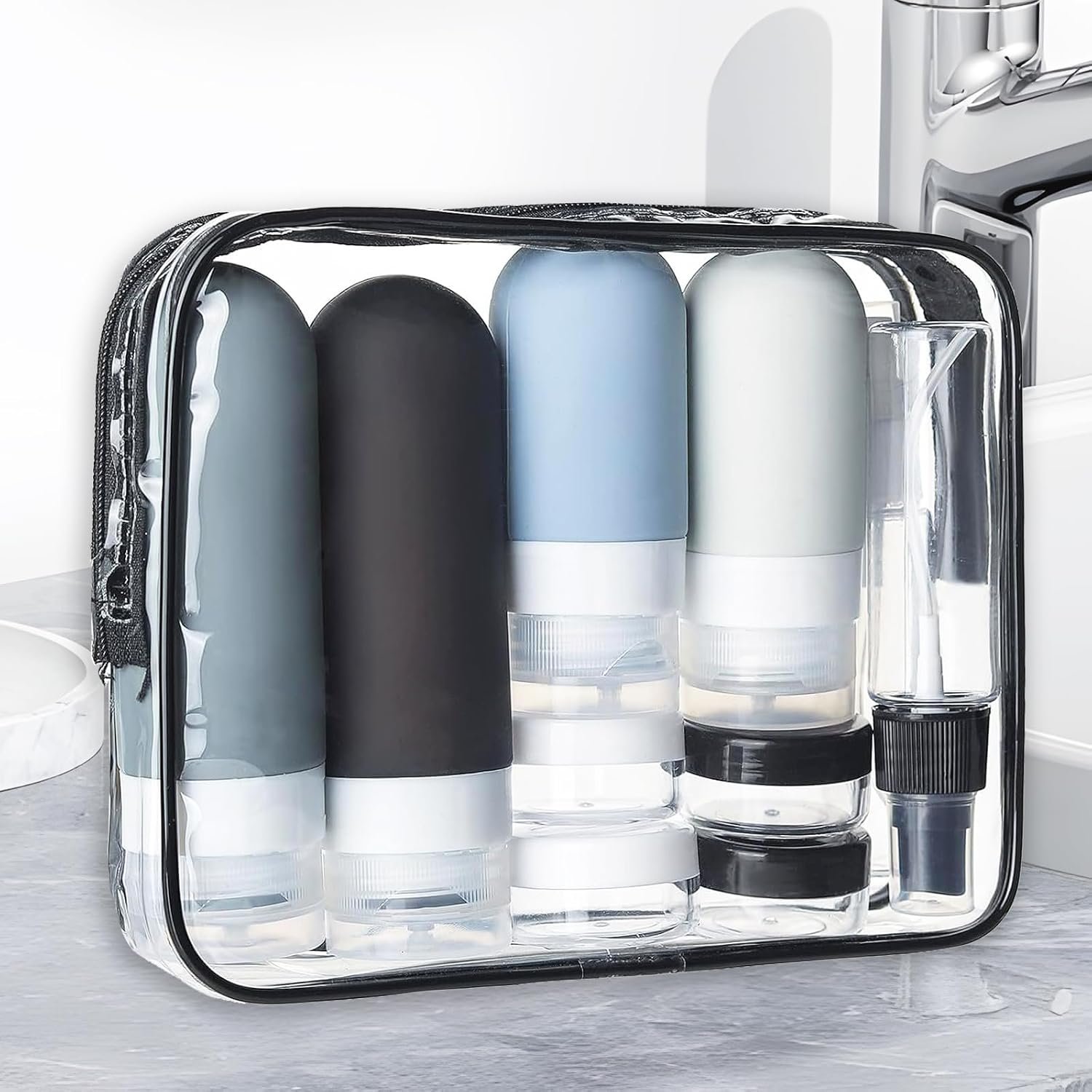 Travel-sized toiletries for cruises