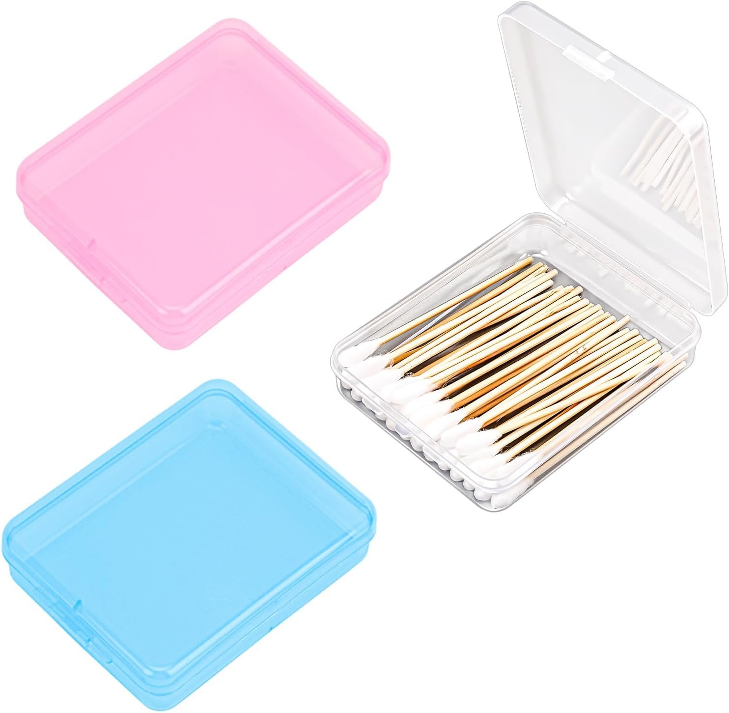 Cotton swabs and pads travel pack