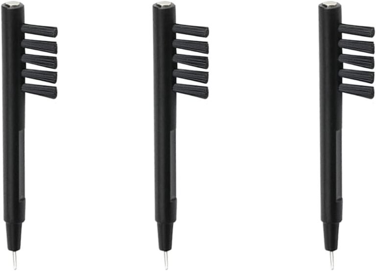 Hearing Aid Cleaning Brushes with Wax Loop and Battery Magne...