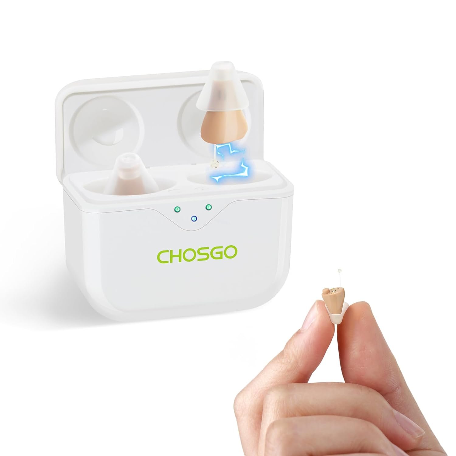 Hearing Aids for Seniors, Smallest In Ear Mini OTC Hearing A...