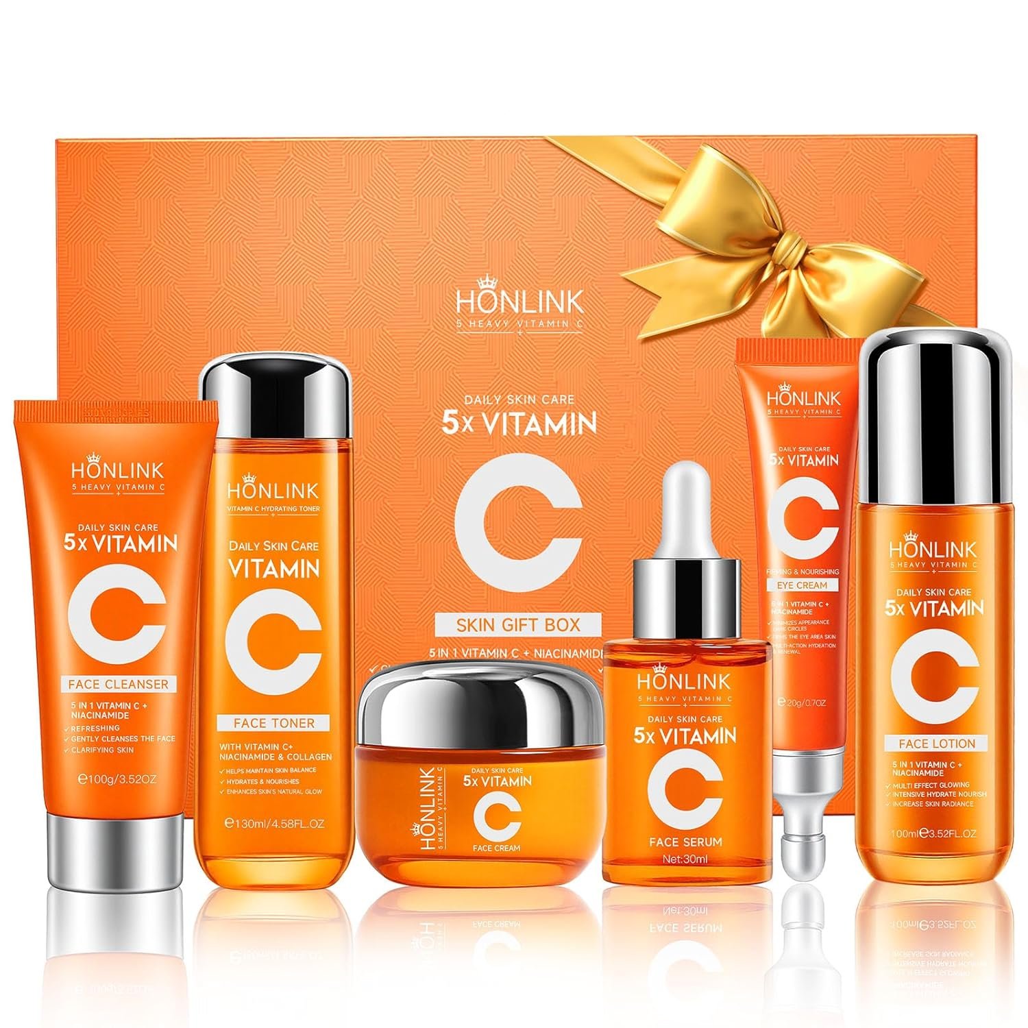 Compact skincare set