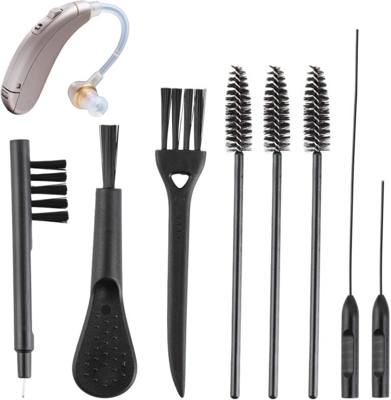 8 Pack Hearing Aid Cleaning Tools Kit, Professional Hearing ...