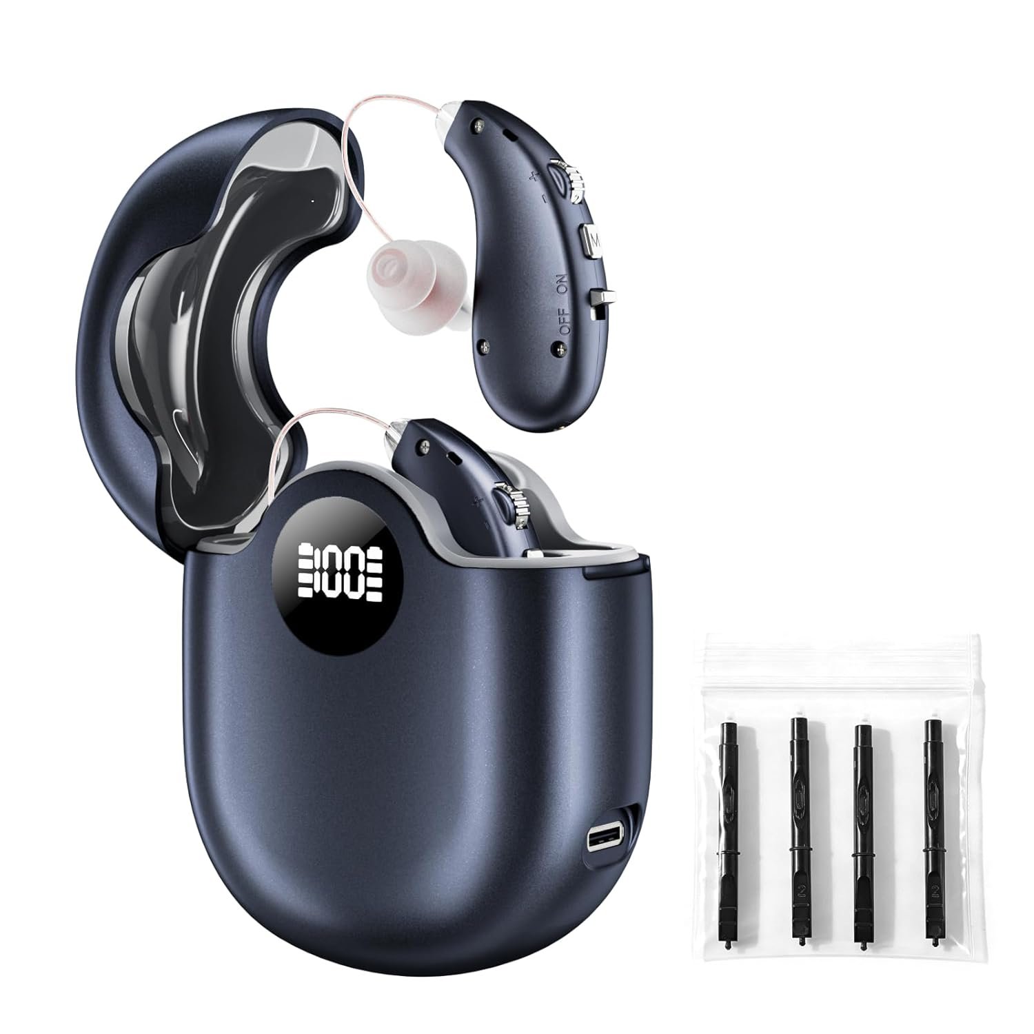 OTC Hearing Aids for Seniors for Hearing Loss 16 Channel Dig...