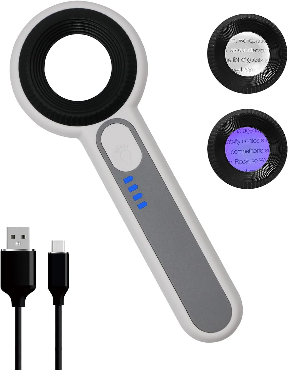 handheld LED magnifier
