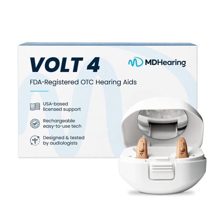 MDHearing VOLT 4 OTC Hearing Aids for Seniors – Doctor Desig...