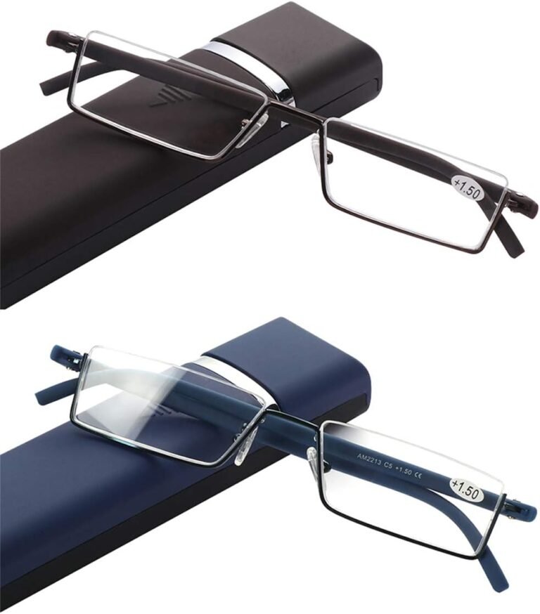senior reading glasses with case