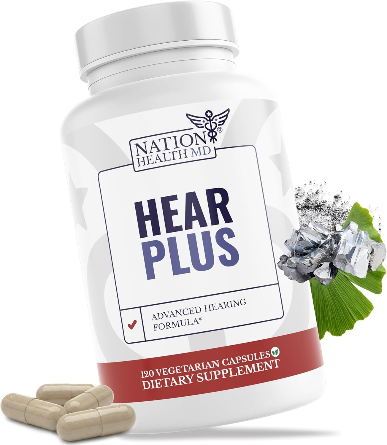 Hear Plus Tinnitus Supplement Advanced Hearing Formula f...
