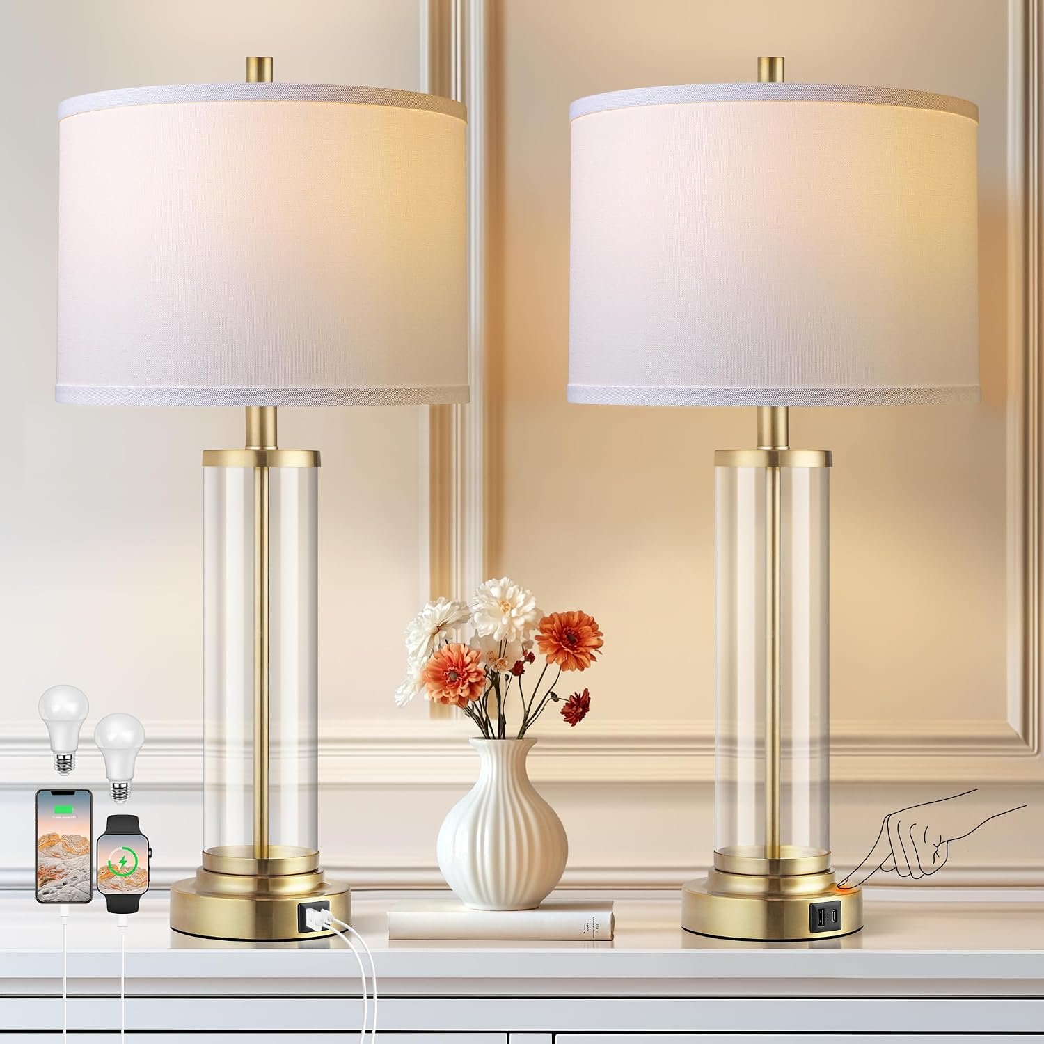 table lamps with USB ports