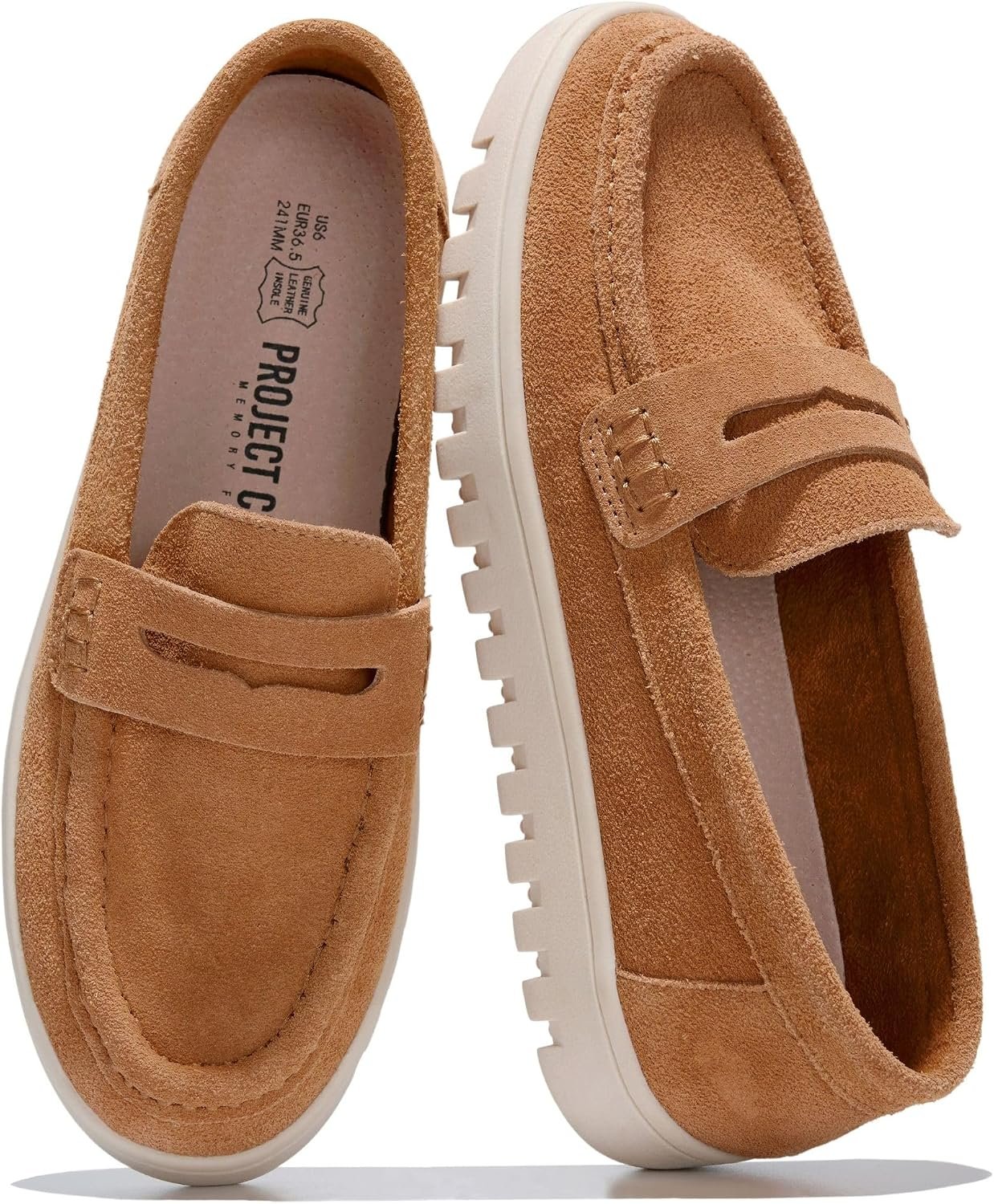 slip-on loafers