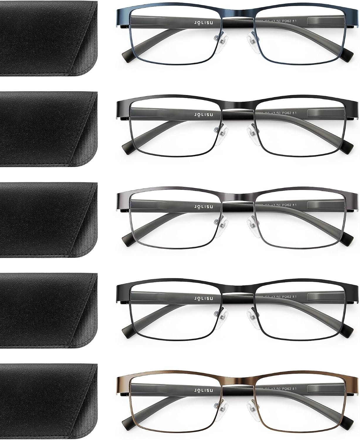reading glasses with case