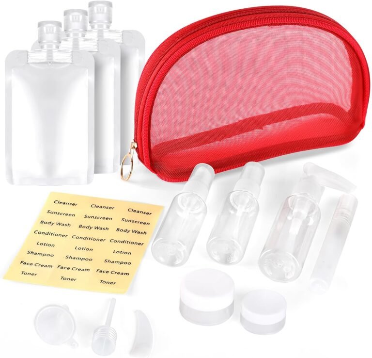 Travel-sized toiletries for cruises