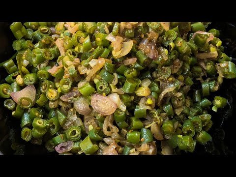 Chinese Food Stir-Fried Green Beans