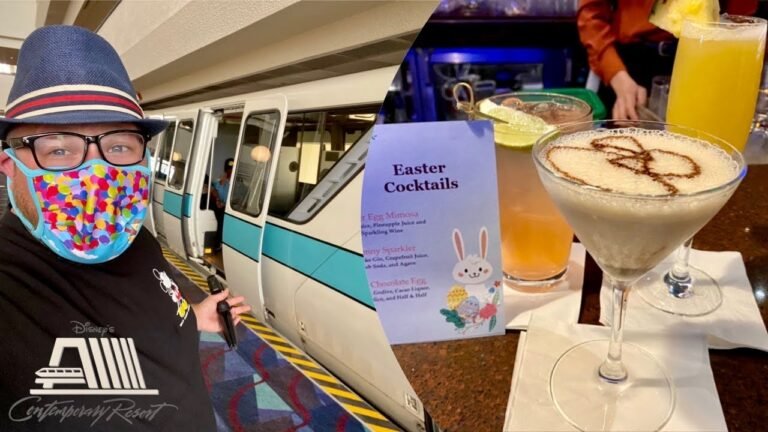 Disney Monorail Crawl 2021 | NEW Easter Cocktails & Spring