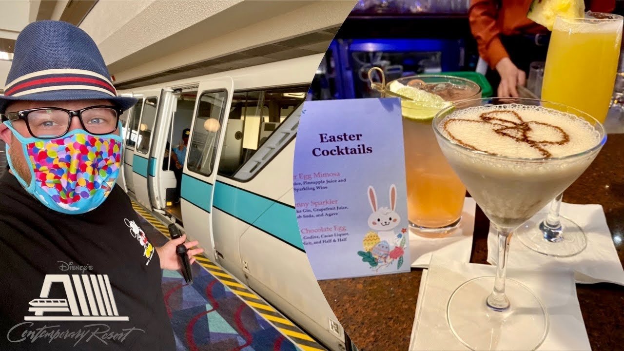 Disney Monorail Crawl 2021 | NEW Easter Cocktails & Spring