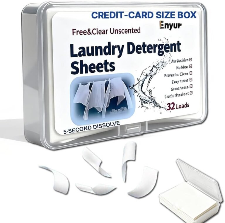 Travel laundry detergent packets
