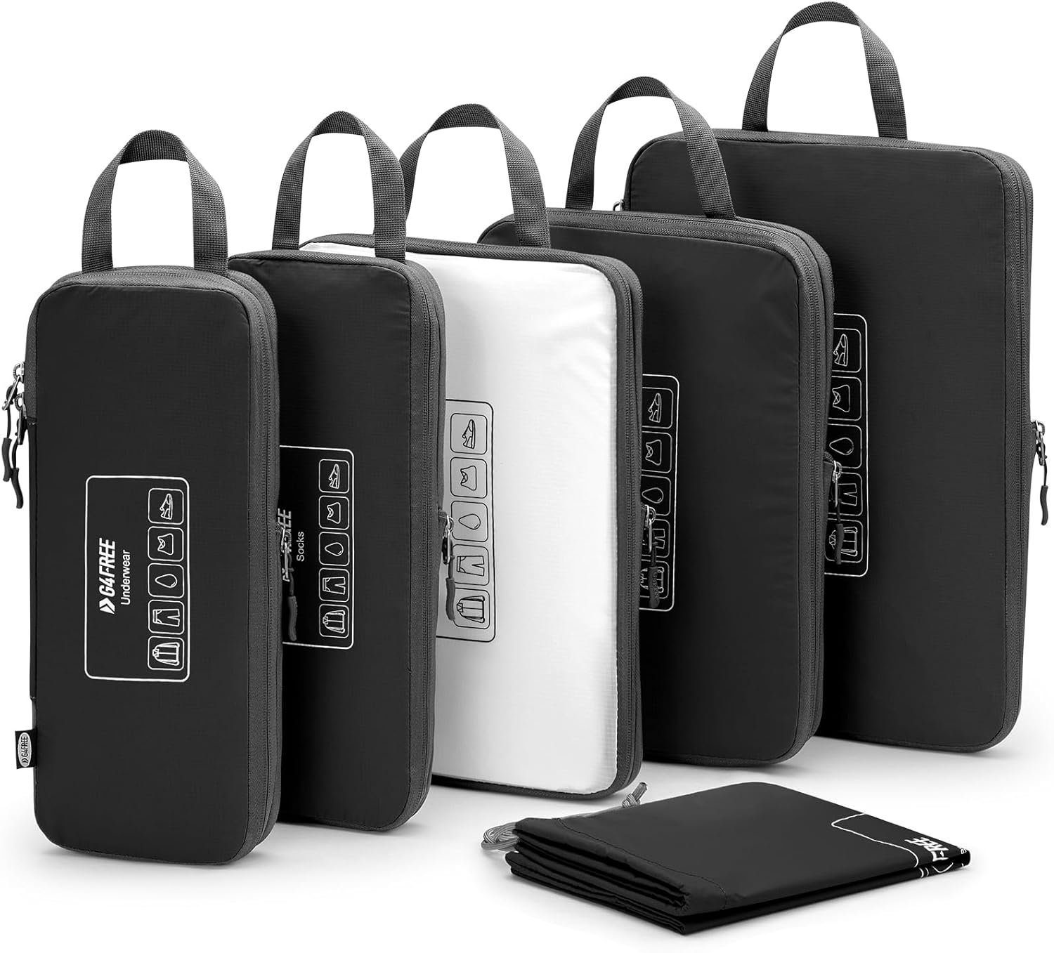 Packing cubes for travel