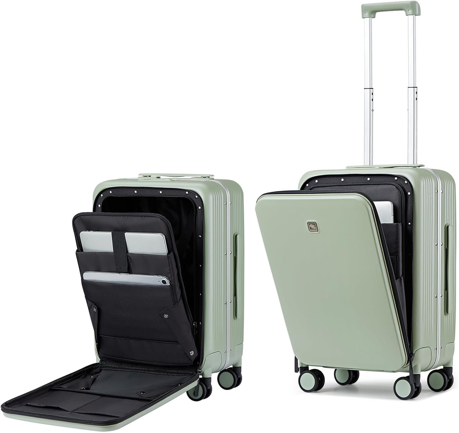 Checked luggage with TSA locks