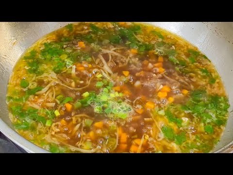 Chinese Food Hot and Sour Soup