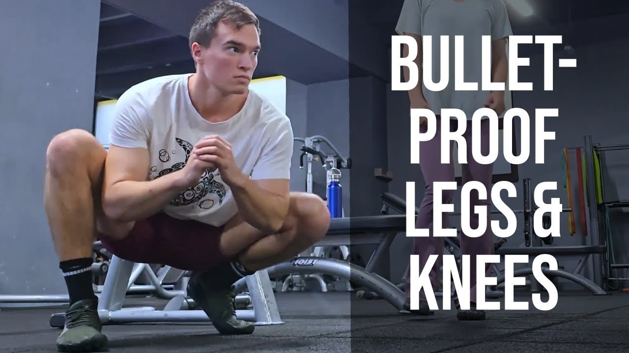 Knee pain exercises using tools