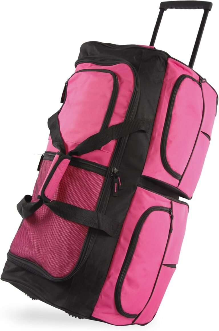 Rolling duffel bag