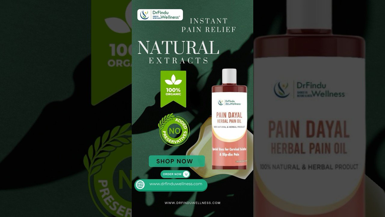 Knee pain relief oils