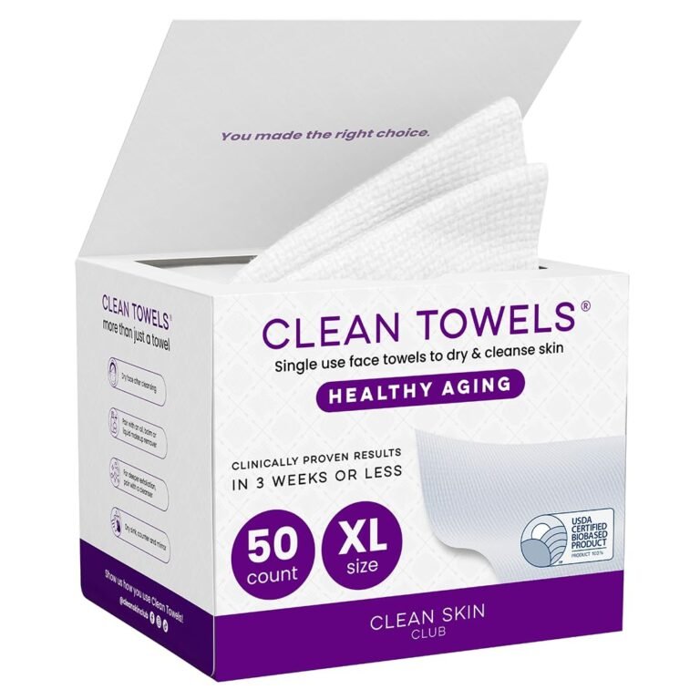 Portable facial wipes