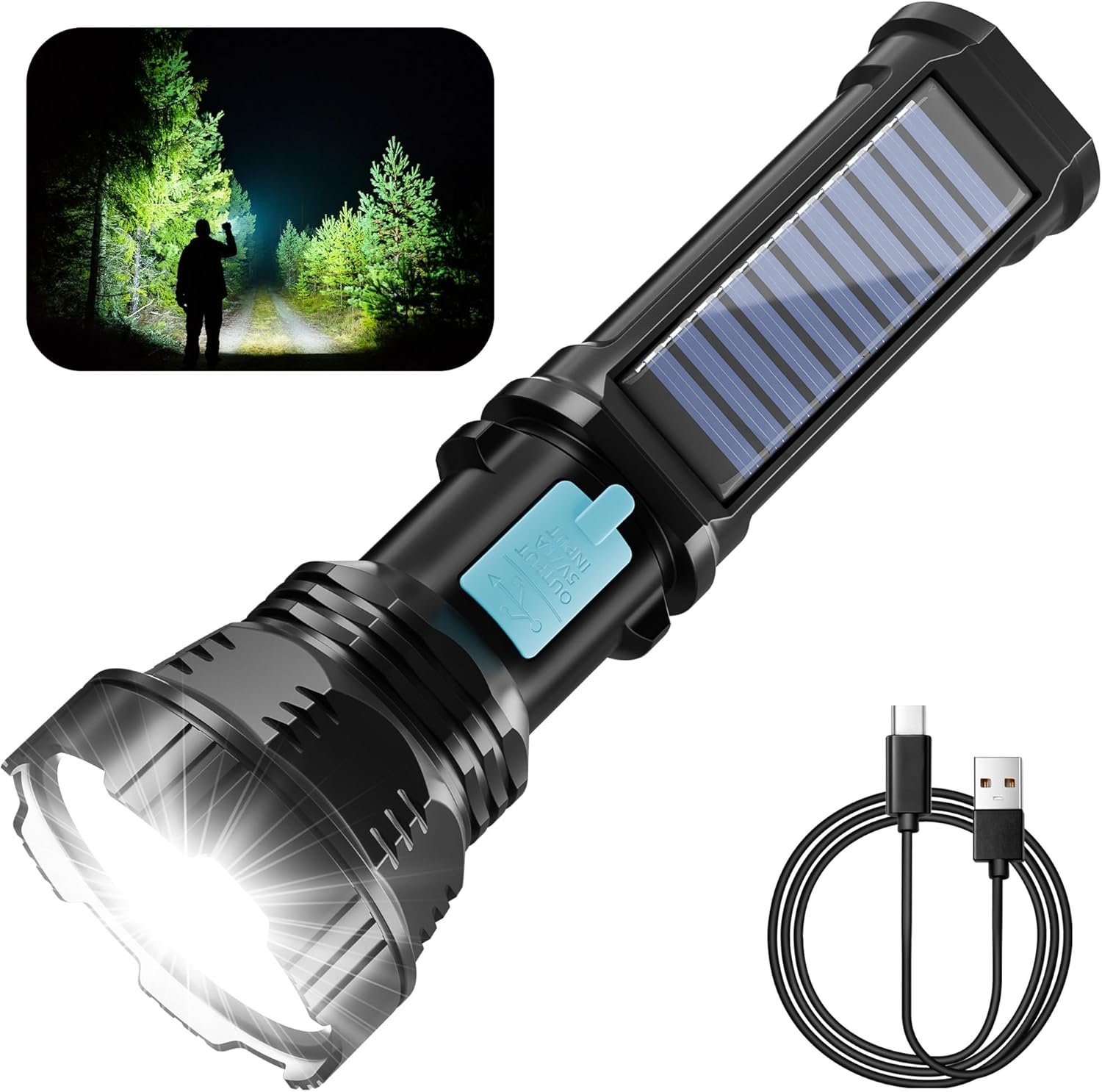 solar-powered camping gear