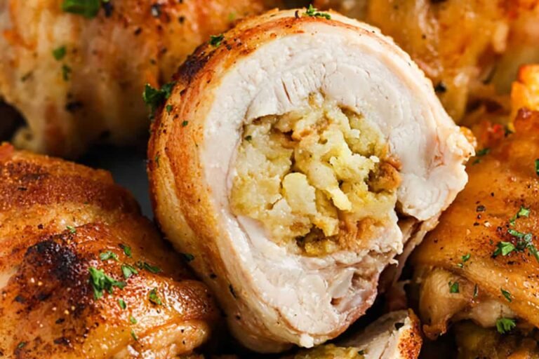 Stuffed Chicken Thighs