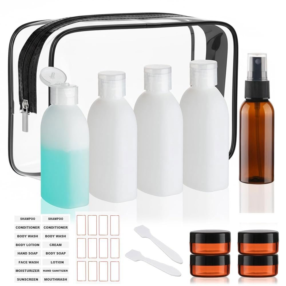 Travel-sized toiletries for cruises