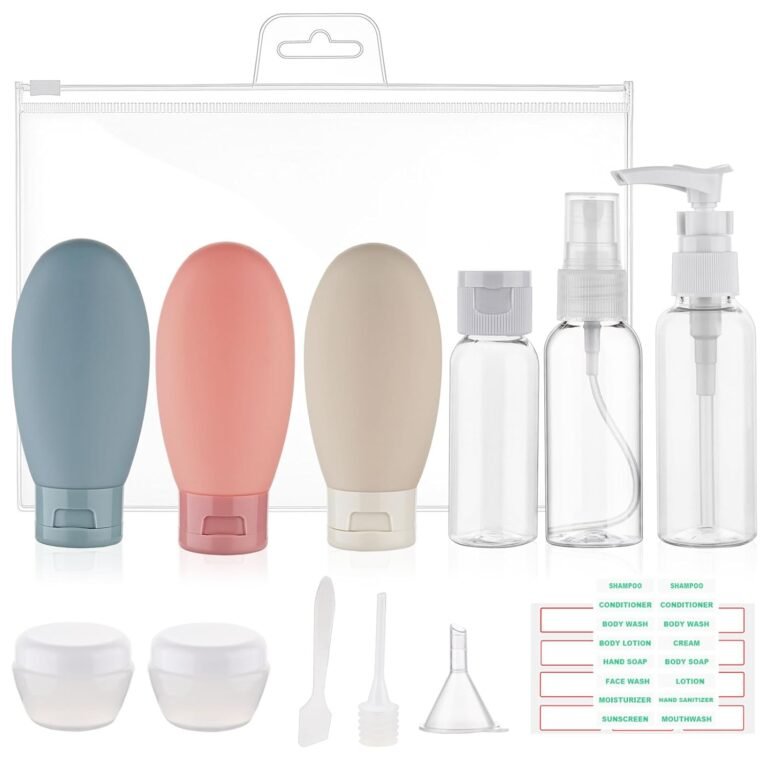 Travel-sized toiletries for cruises