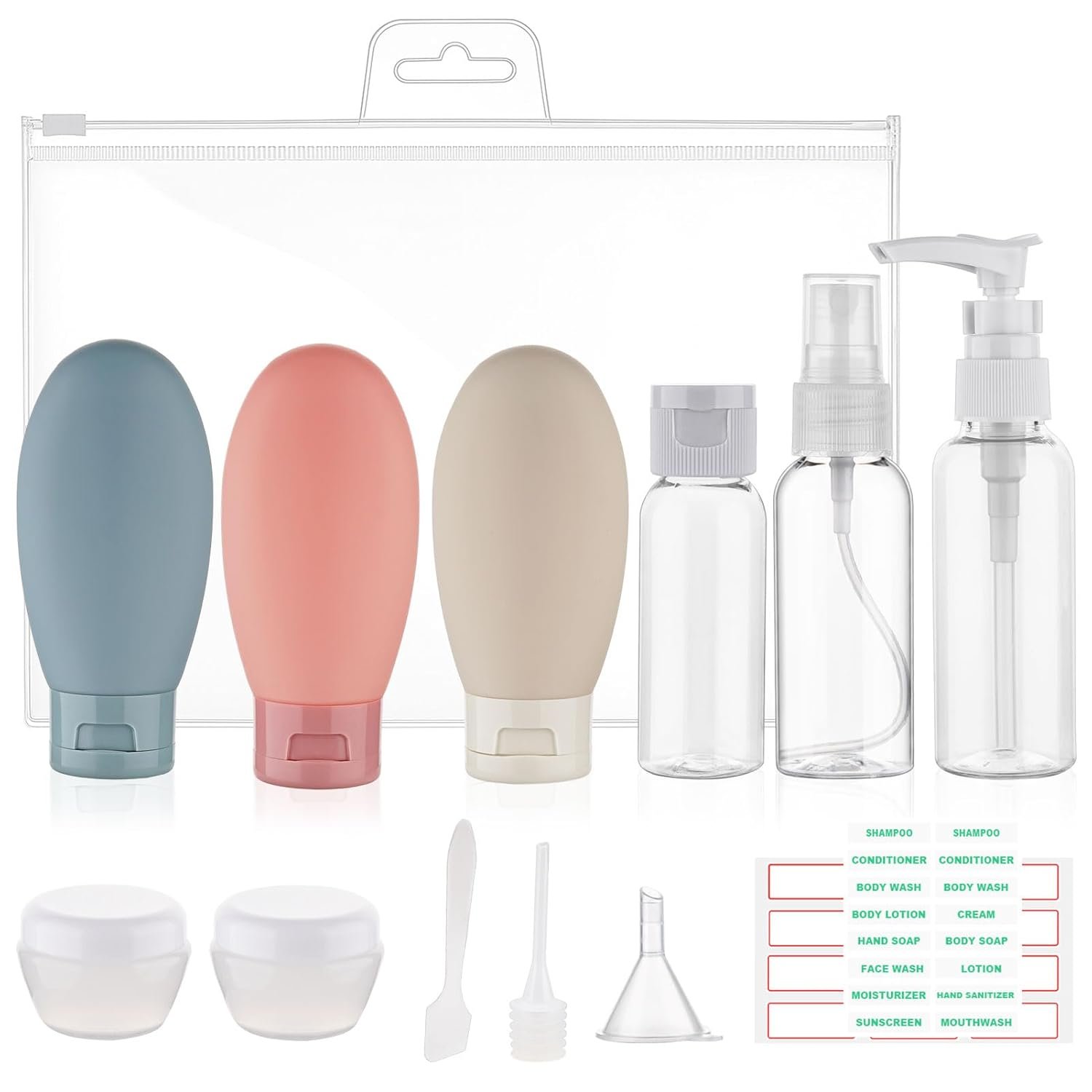 Travel-sized toiletries for cruises