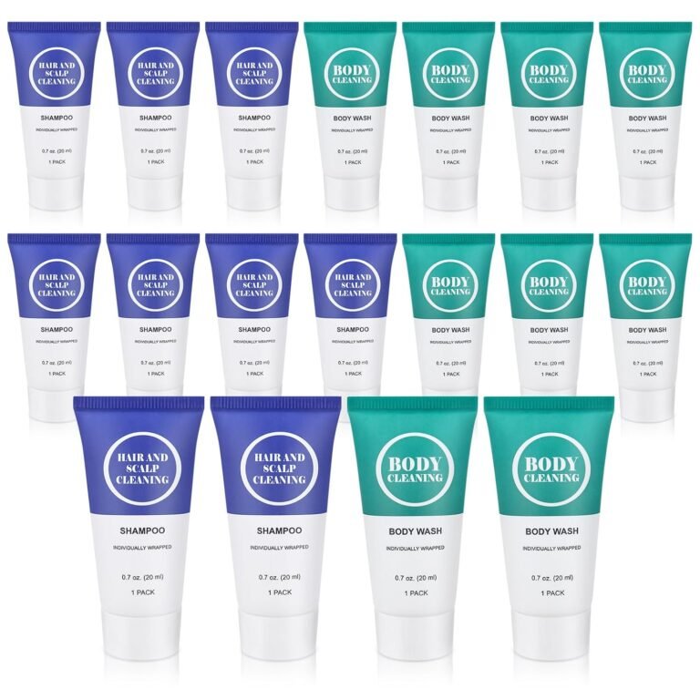 Travel-sized shampoo