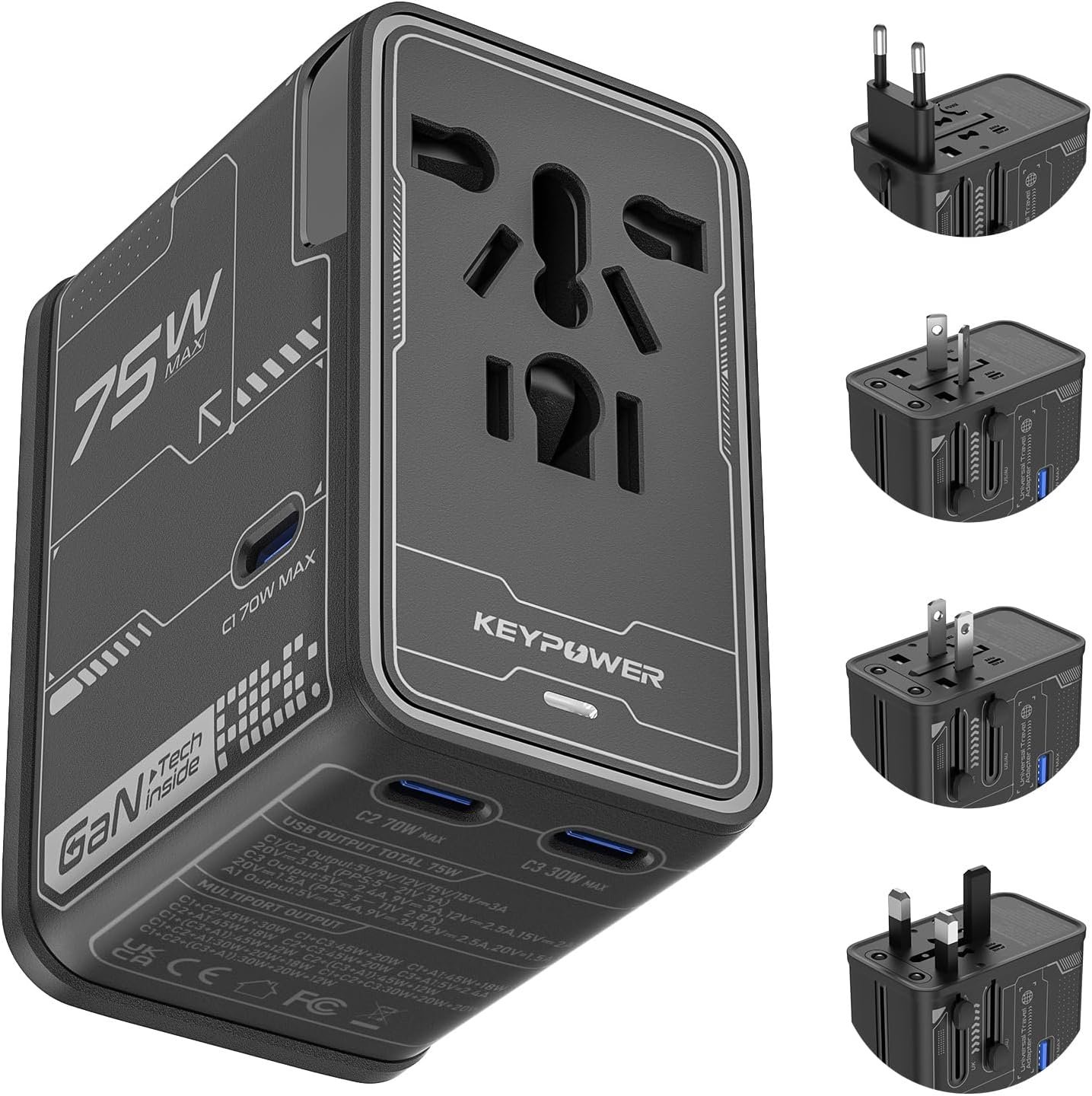 Universal travel adapter