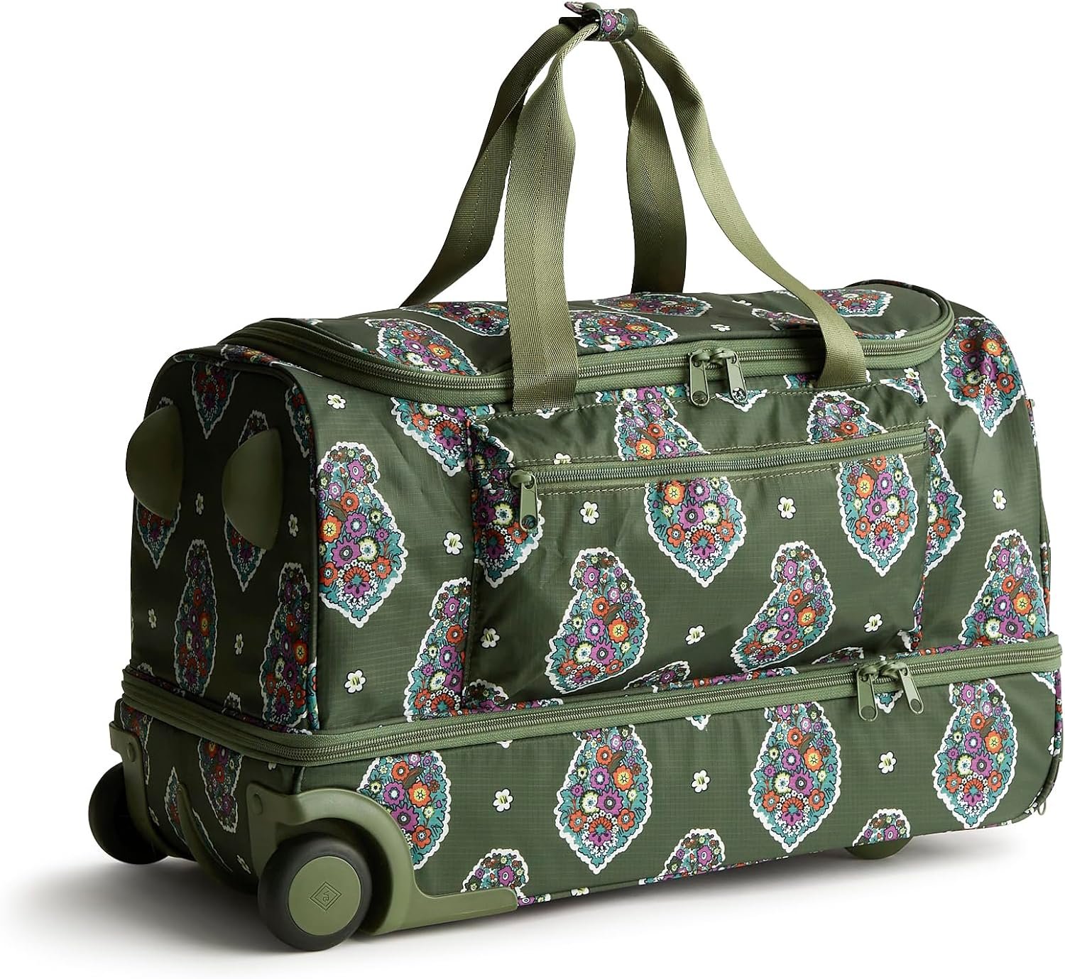 Rolling duffel bag