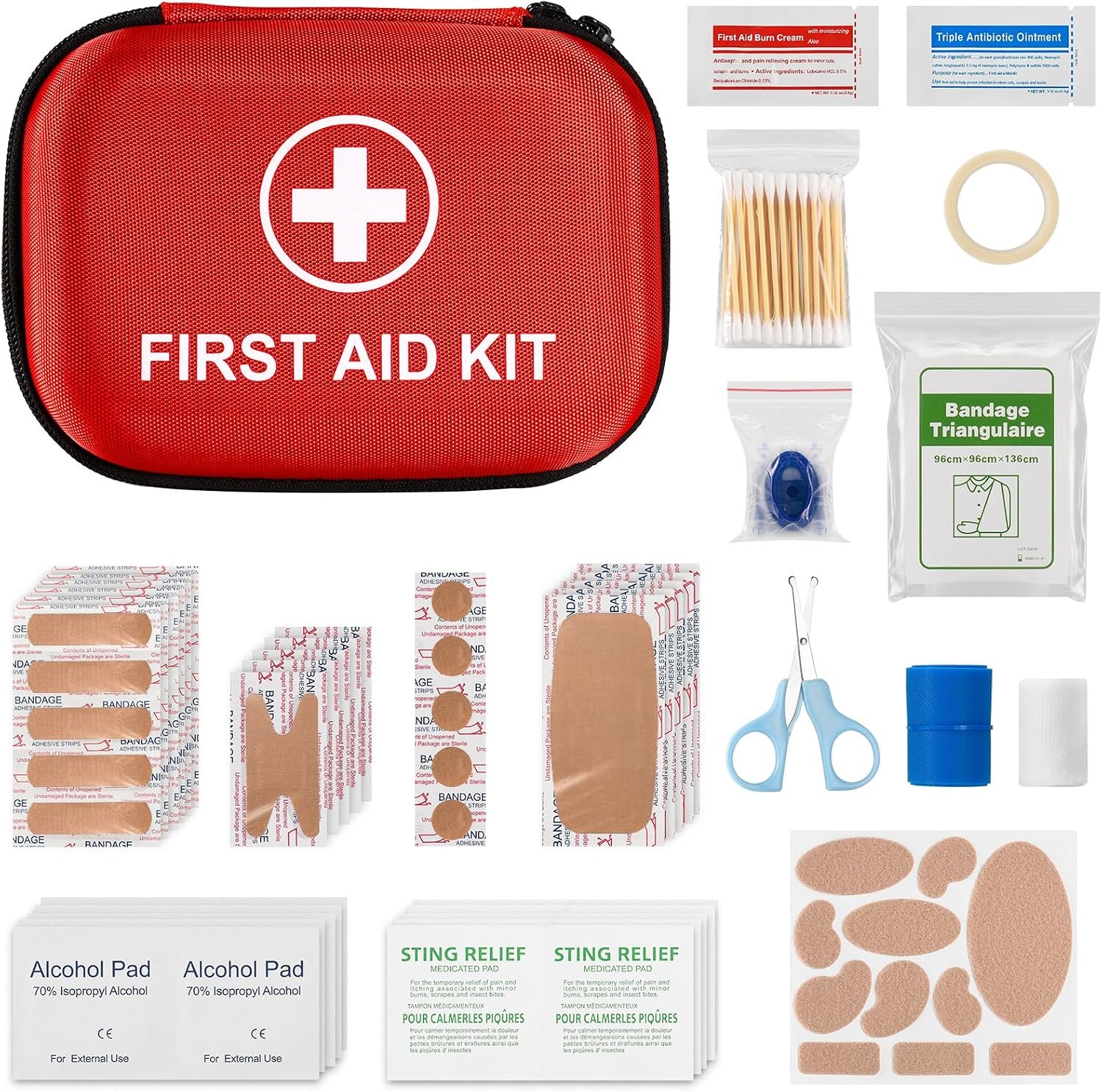 First aid kit for hotel stays
