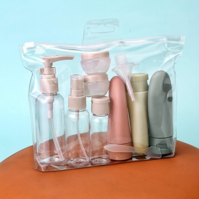 Travel-sized toiletries for cruises