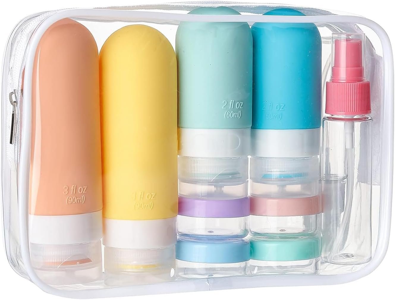 Travel-sized toiletries for cruises