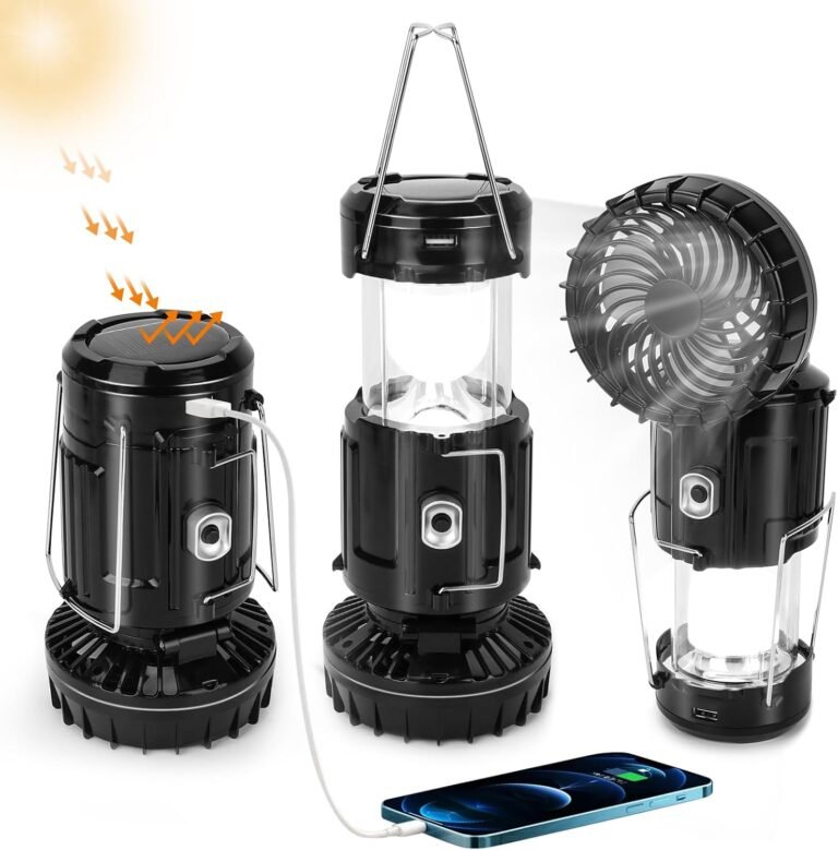solar-powered camping gear