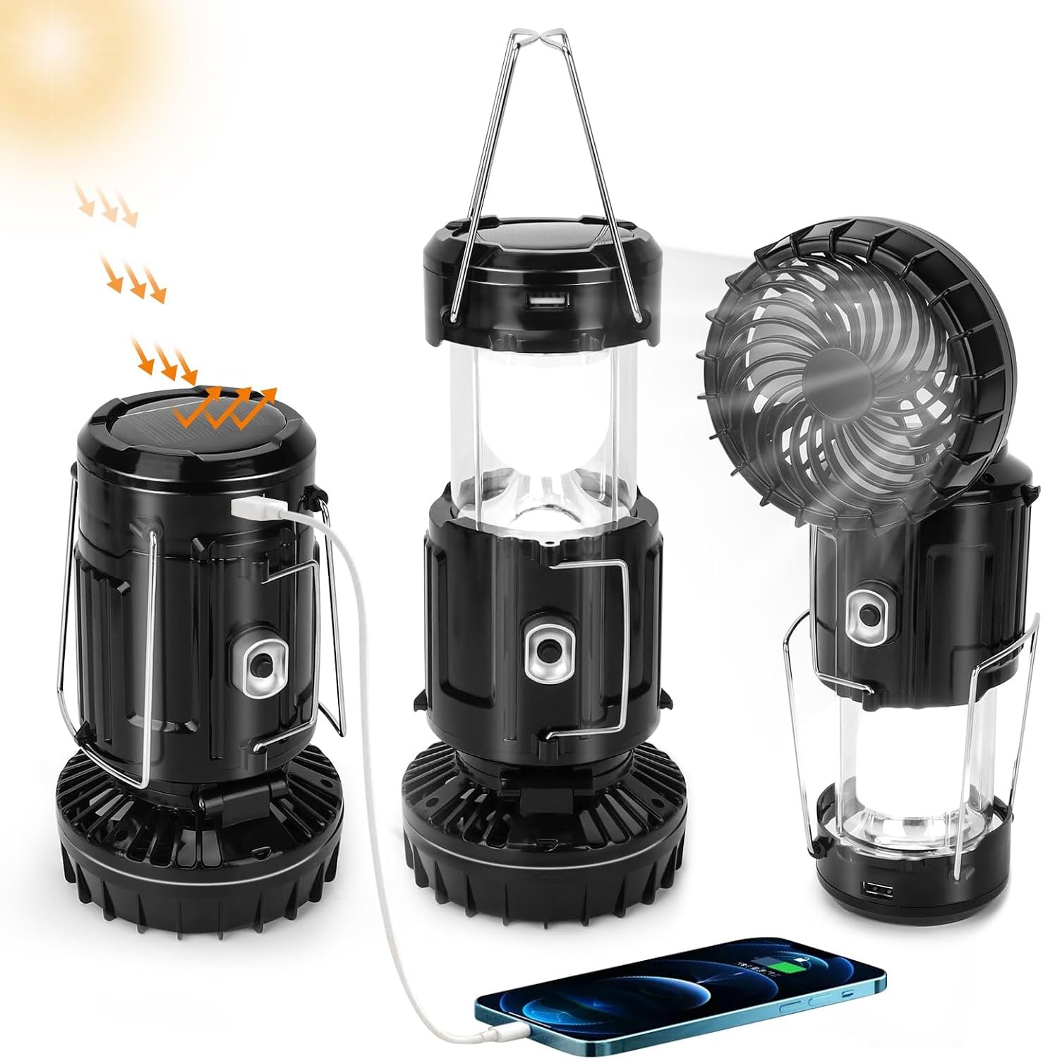 solar-powered camping gear