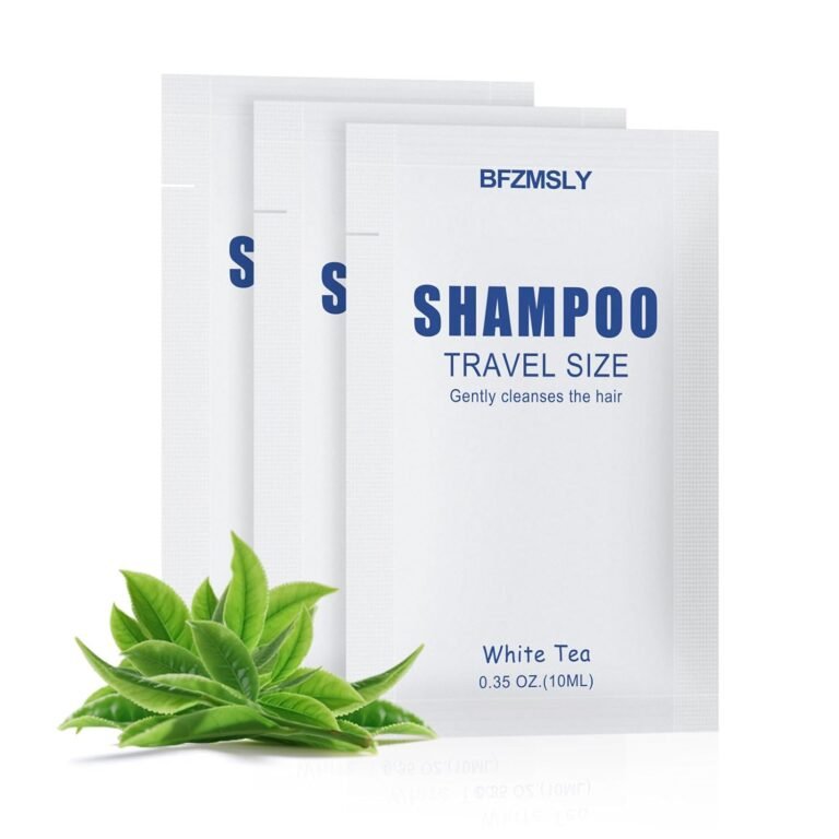 Travel-sized shampoo