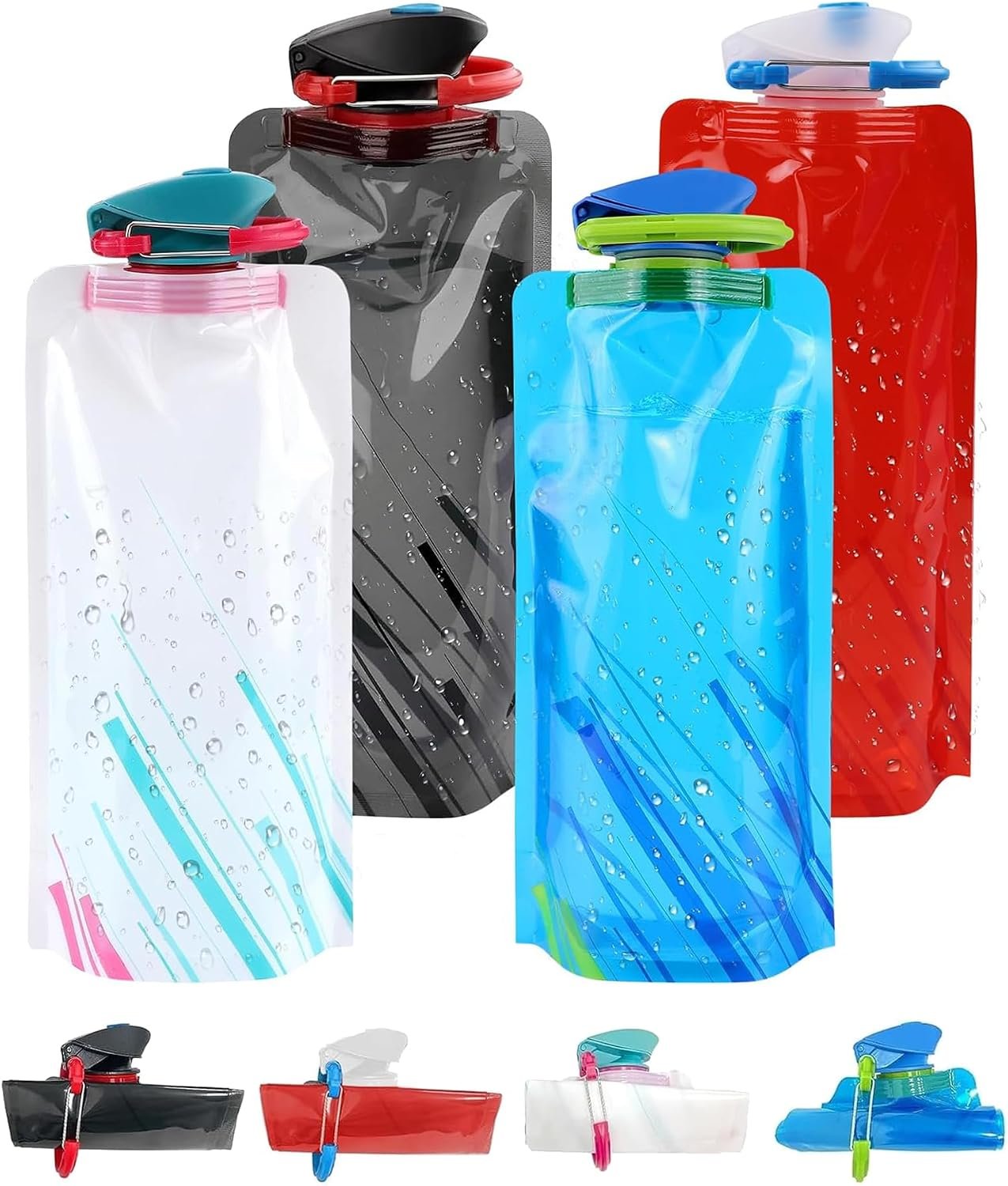 Reusable water bottle for flights