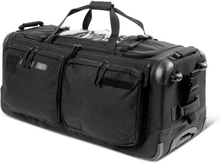 Rolling duffel bag