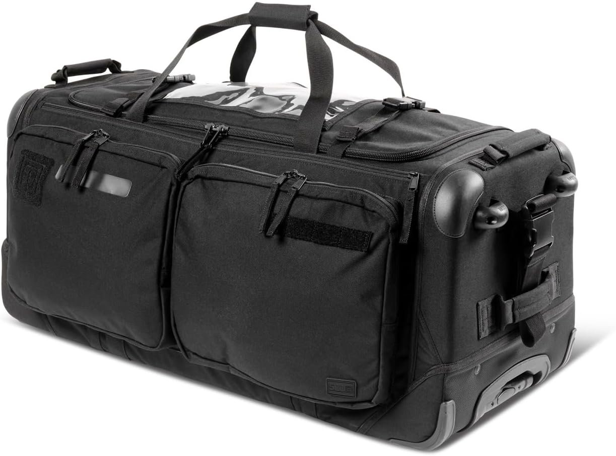 Rolling duffel bag