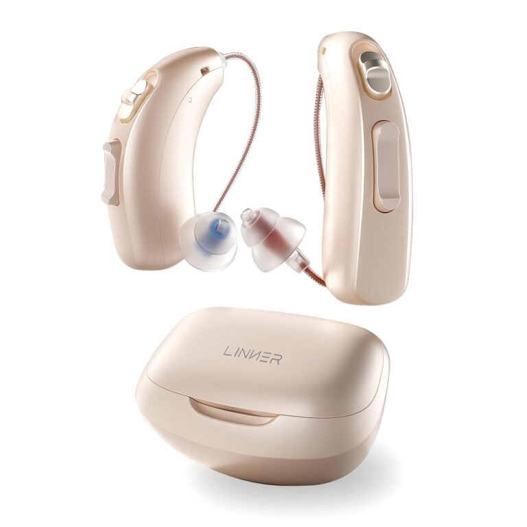 LINNER Mercury RIC Rechargeable Hearing Aids for Seniors & A...