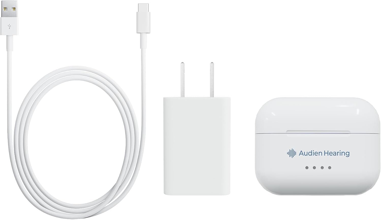 Audien Hearing Aid Charging Kit with Case Compatible with