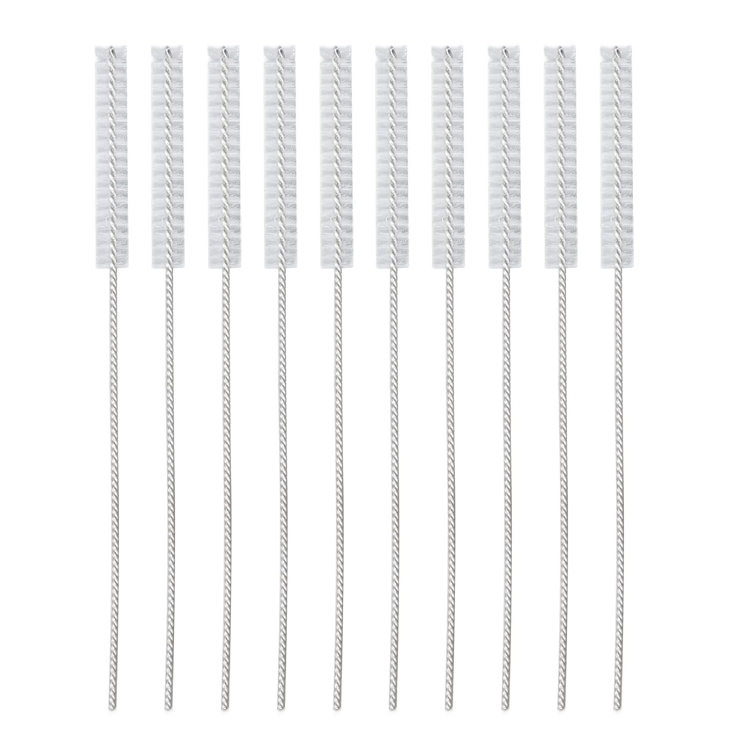 10 Pcs Hearing Aid Vent Tube Cleaning Brush, Professional Ny...