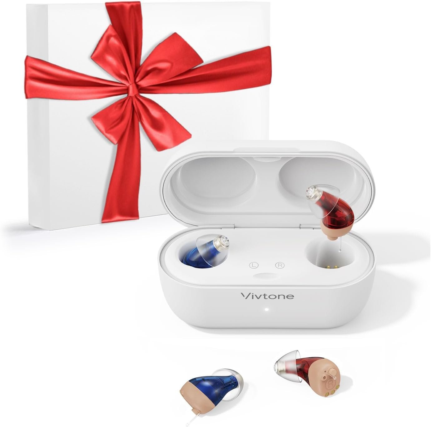 Vivtone Supermini Hearing Aids(Not Amplifiers), Rechargeable...