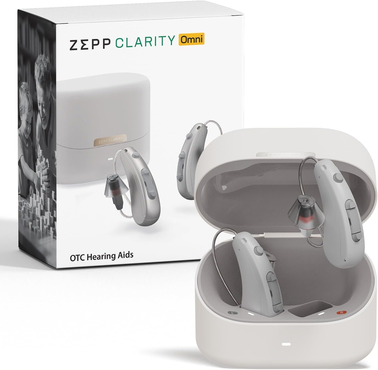 Omni OTC Hearing Aids for Seniors Adults Ideal Background